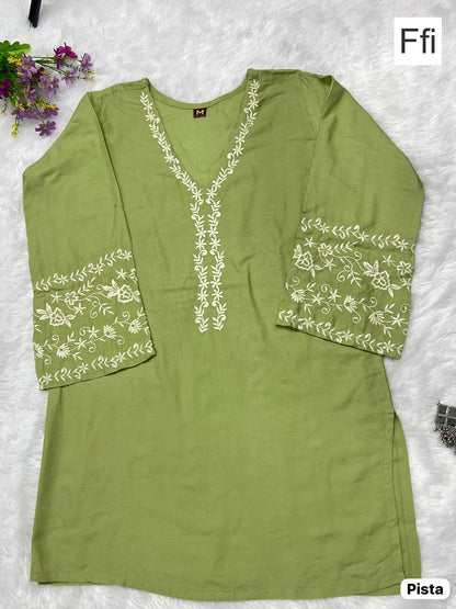 Adaa 5.0 Ffi Rayon Short Kurtis Manufacturer