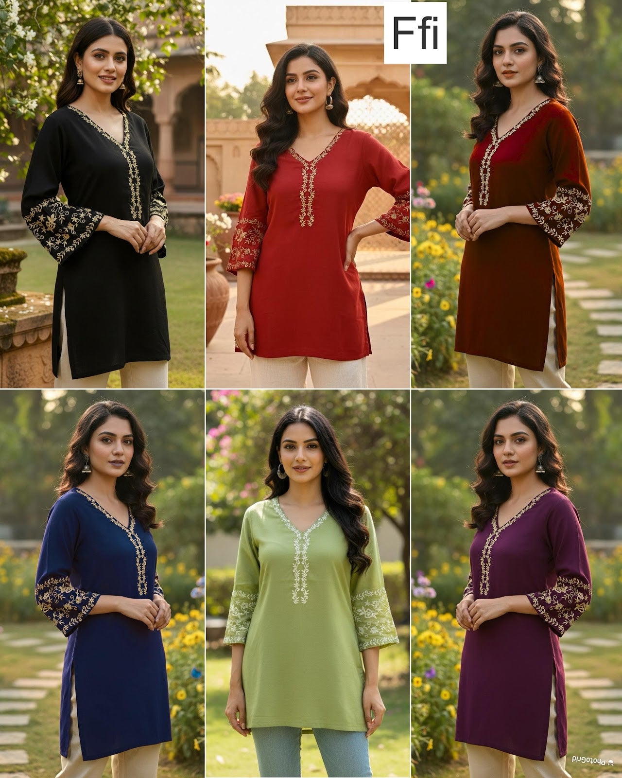 Adaa 5.0 Ffi Rayon Short Kurtis Manufacturer