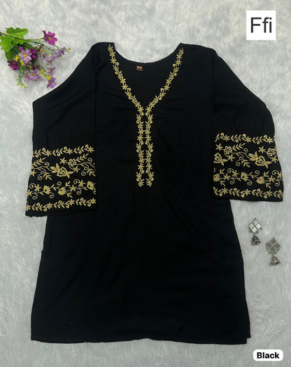 Adaa 5.0 Ffi Rayon Short Kurtis Manufacturer