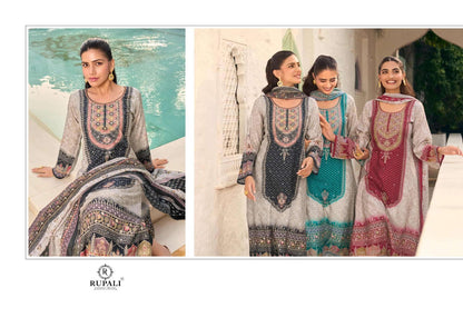 Adaa Rupali Muslin Pant Style Suits Supplier India