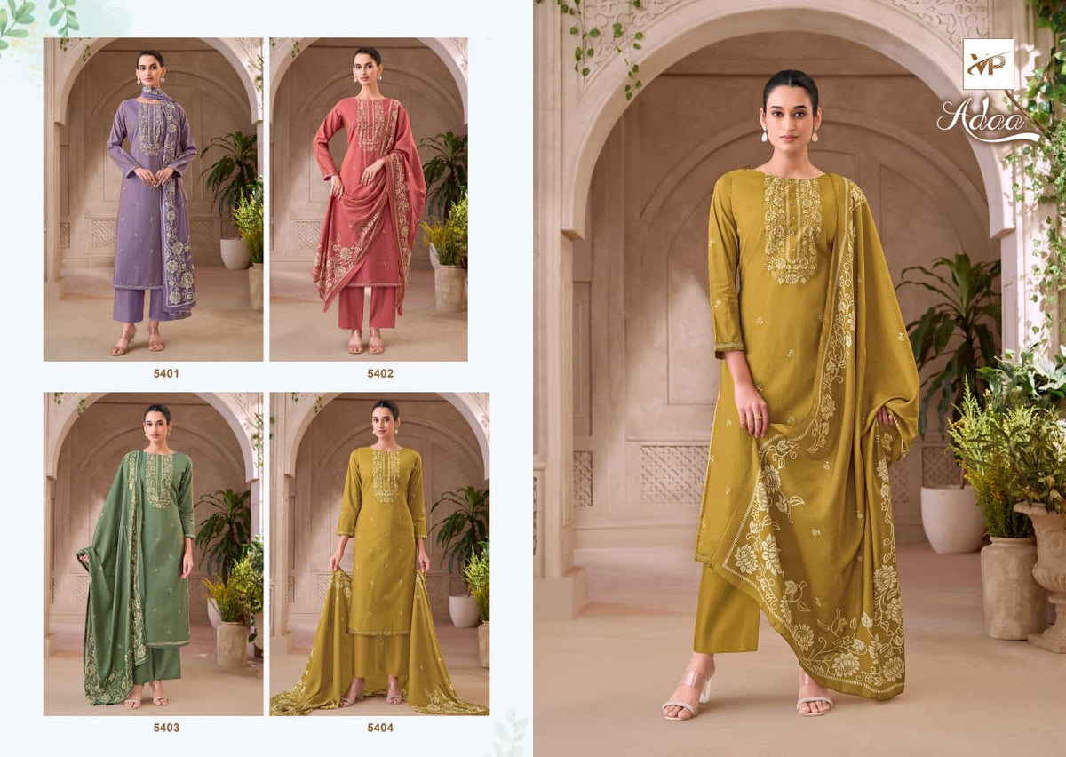Adaa Vp Brand Muslin Pant Style Suits Wholesale Price