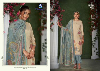 Adah Vol 2 Sargam Prints Pure Muslin Pant Style Suits Wholesale Price