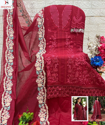 Adan Inlay Premium 25 Deepsy Cotton Pakistani Salwar Suits Supplier