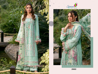 Adan Libas Chikankari 29 Saniya Trendz Cotton Pakistani Salwar Suits Supplier