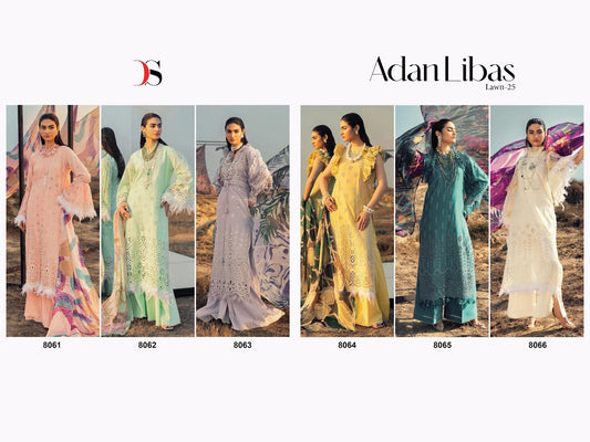 Adan Libas Lawn 25 Deepsy Cotton Pakistani Salwar Suits Manufacturer Gujarat