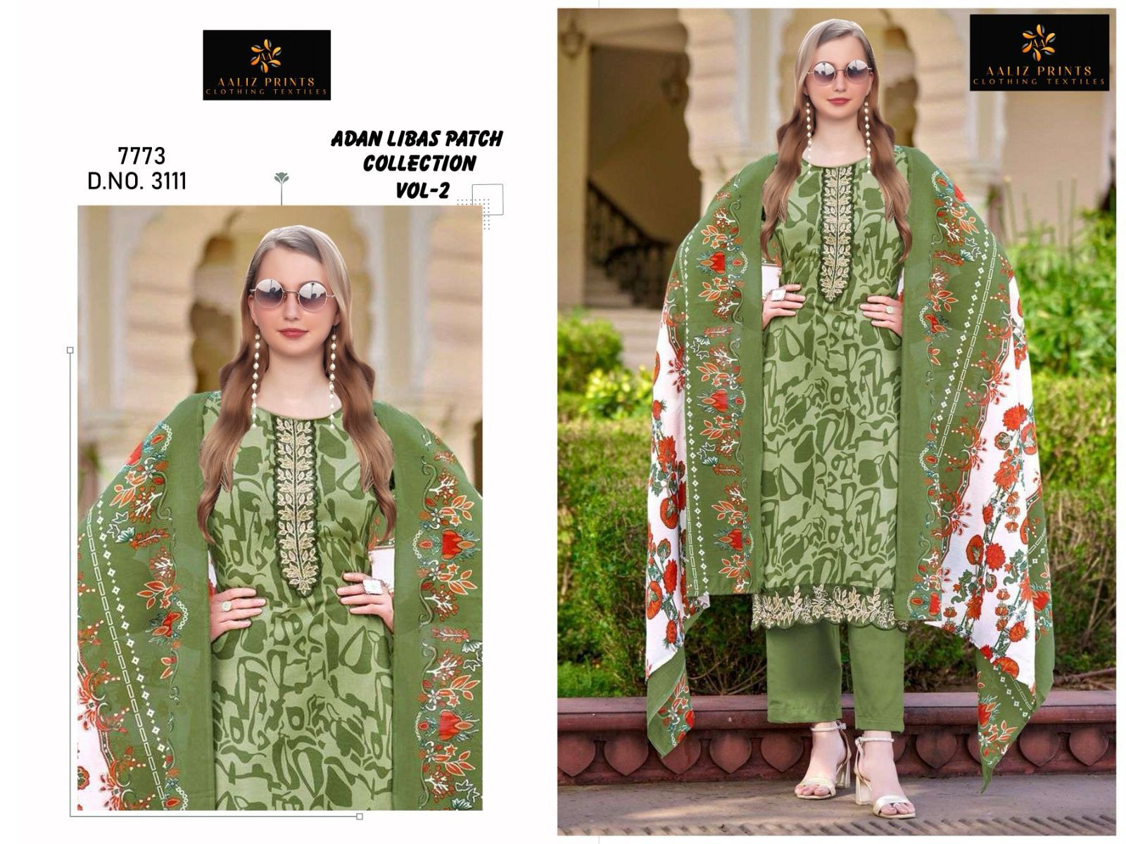 Adan Libas Patch Collection Vol 2 Aaliz Prints Cotton Karachi Salwar Suits Exporter India