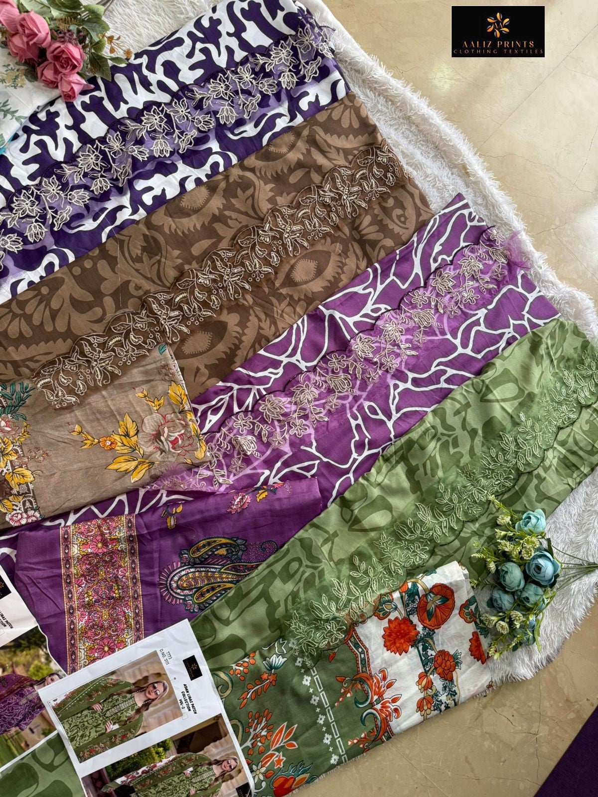 Adan Libas Patch Collection Vol 2 Aaliz Prints Cotton Karachi Salwar Suits Exporter India