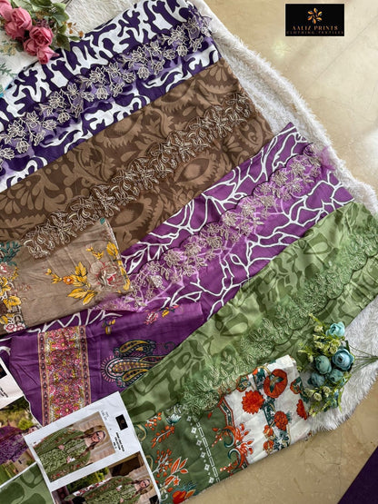 Adan Libas Patch Collection Vol 2 Aaliz Prints Cotton Karachi Salwar Suits Exporter India