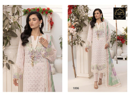 Adans Libas Firdous Art Cotton Pakistani Salwar Suits Supplier