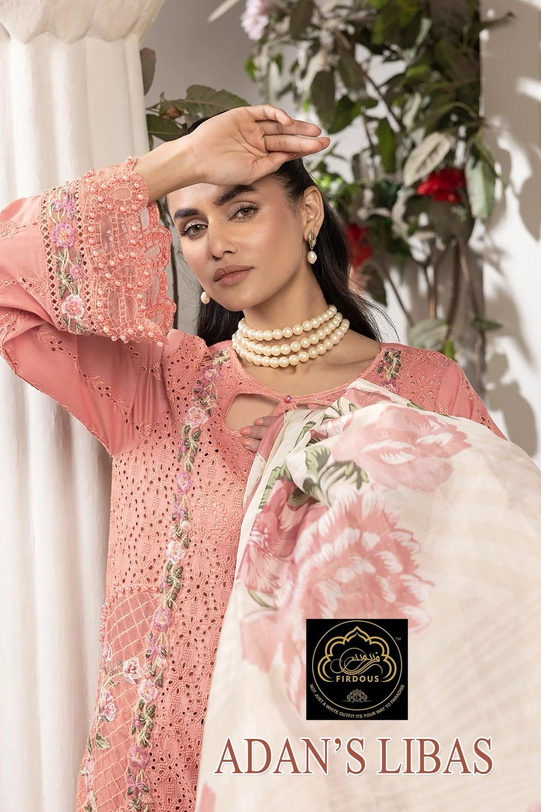 Adans Libas Firdous Art Cotton Pakistani Salwar Suits Supplier