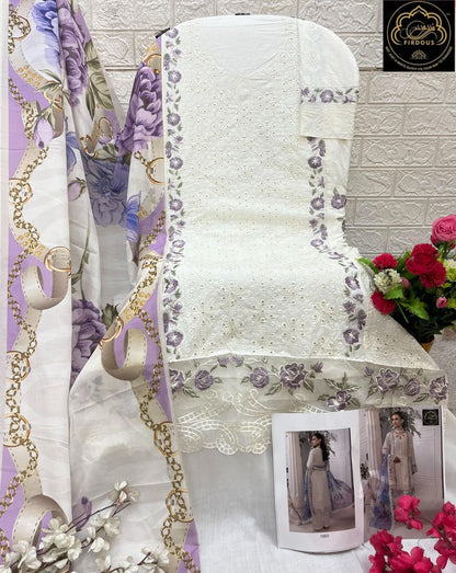 Adans Libas Firdous Art Cotton Pakistani Salwar Suits Supplier