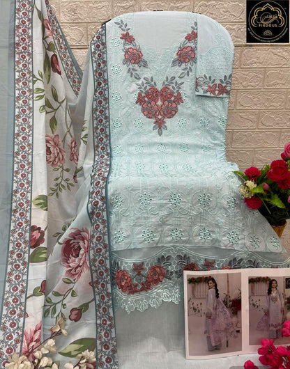 Adans Libas Firdous Art Cotton Pakistani Salwar Suits Supplier