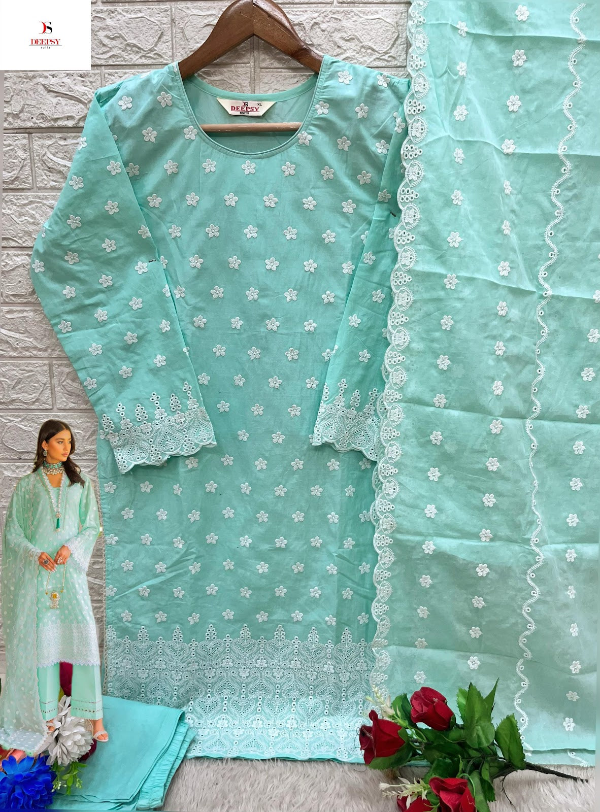 Adans Libas Inlays 24 2 Deepsy Pure Cotton Pakistani Readymade Suits