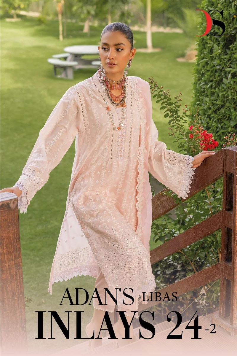 Adans Libas Inlays 24 2 Deepsy Cotton Pakistani Salwar Suits