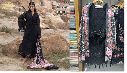 Adans Libas Lawn Vol 3 Ramsha Cambric Pakistani Readymade Suits Wholesaler India