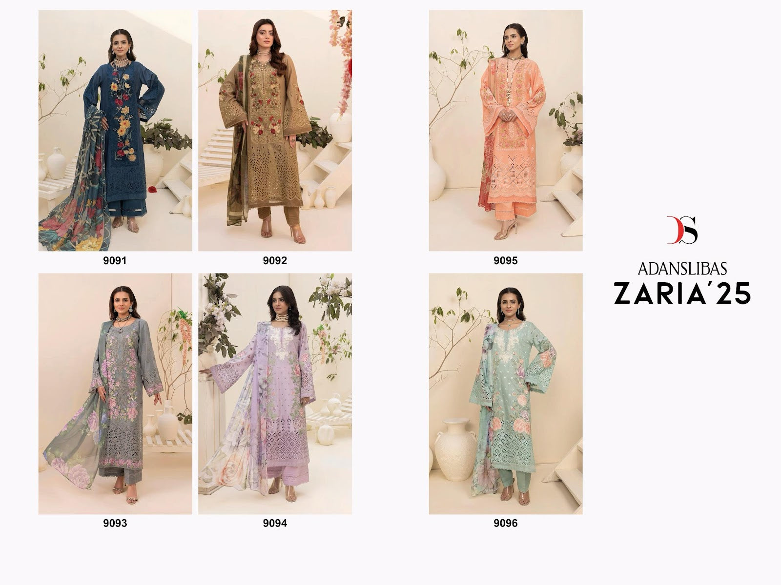 Adans Libas Zaria 25 Deepsy Cotton Pakistani Salwar Suits Manufacturer Gujarat