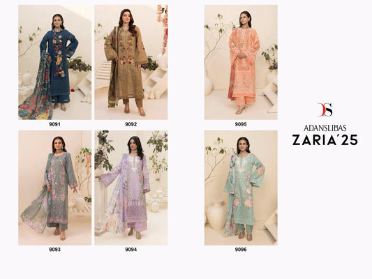 Adans Libas Zaria 25 Deepsy Cotton Pakistani Salwar Suits Manufacturer Gujarat