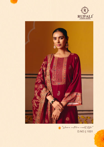 Adeena Rupali Pashmina Suits Supplier