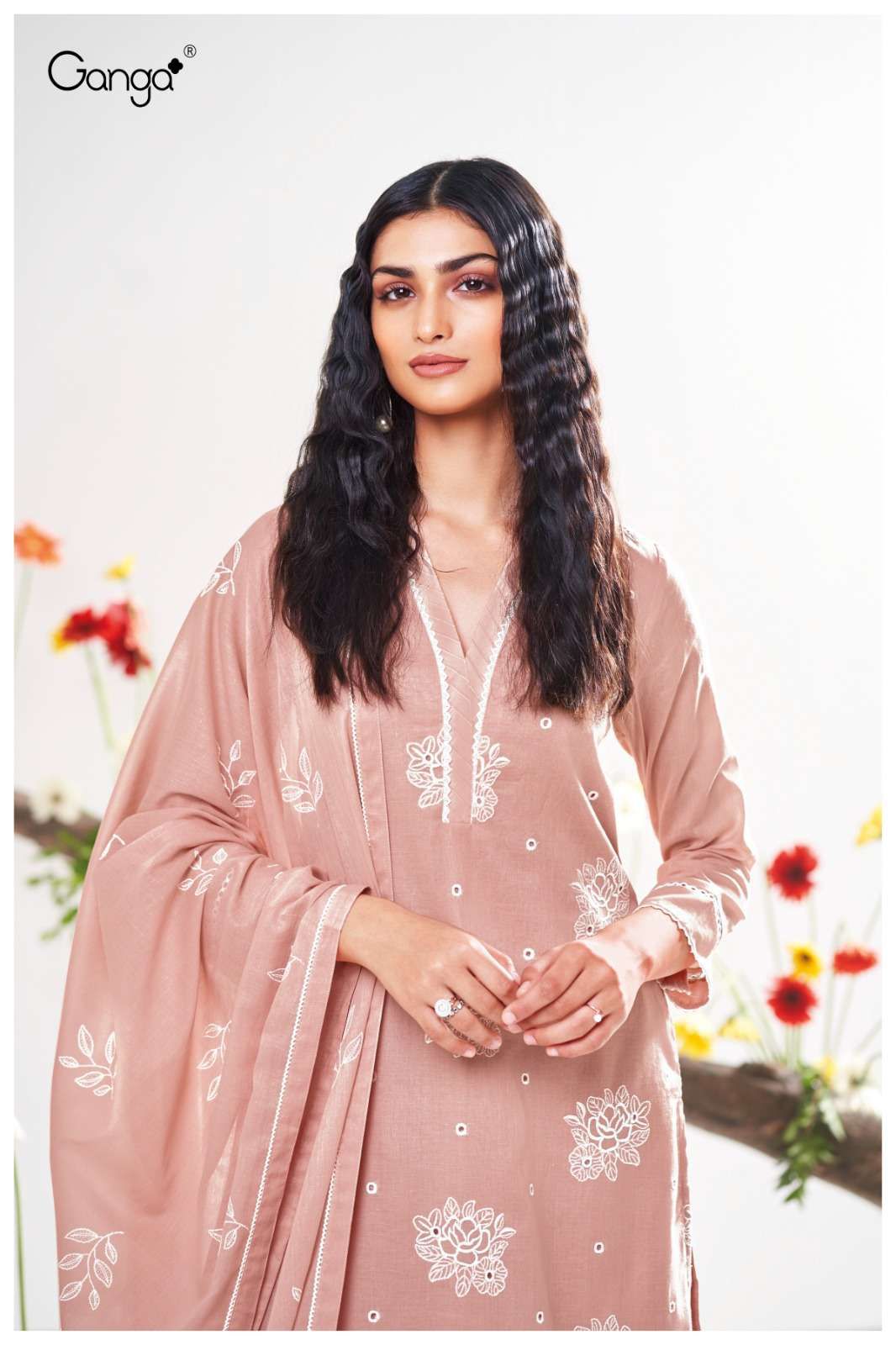 Adela 3413 Ganga Premium Plazzo Style Suits Wholesale
