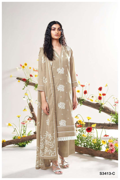 Adela 3413 Ganga Premium Plazzo Style Suits Wholesale
