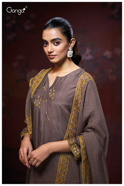 Adhitri 3166 Ganga Premium Bemberg Plazzo Style Suits Manufacturer