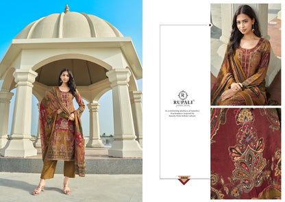 Adhitri Rupali Pure Viscose Pant Style Suits Wholesaler