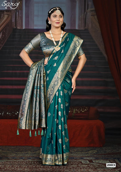 Adhunik Silk Vol 2 Saroj Sarees Supplier Ahmedabad