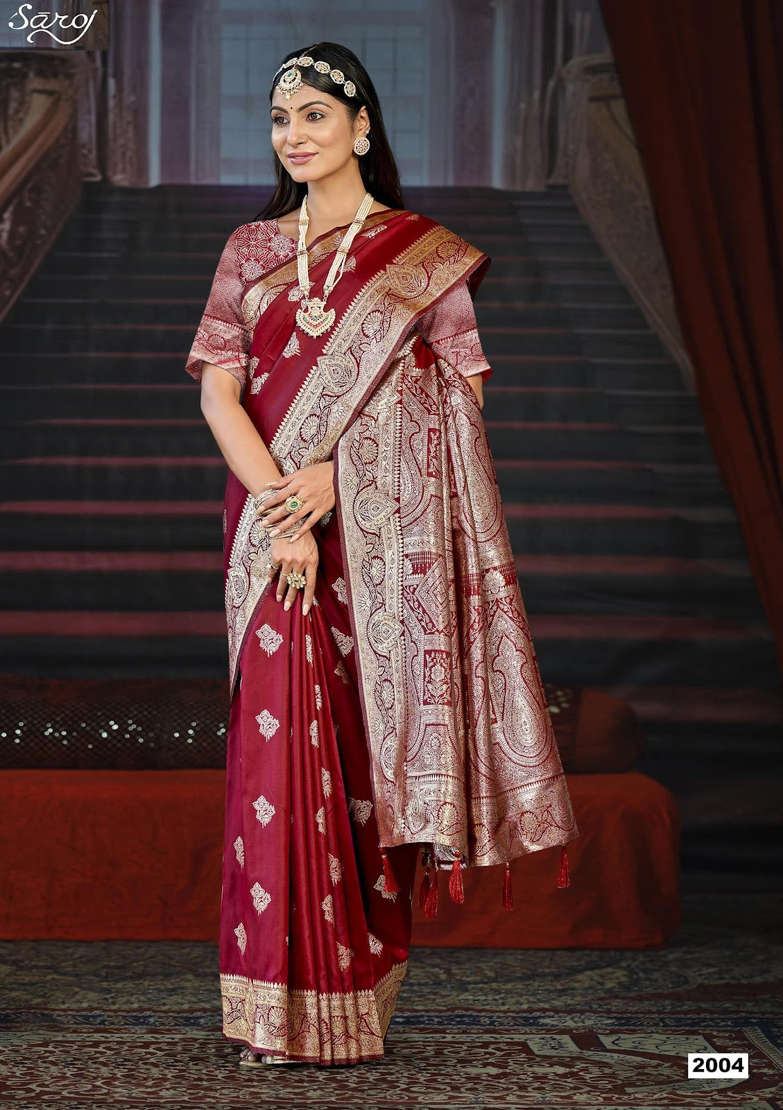 Adhunik Silk Vol 2 Saroj Sarees Supplier Ahmedabad