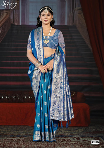 Adhunik Silk Vol 2 Saroj Sarees Supplier Ahmedabad
