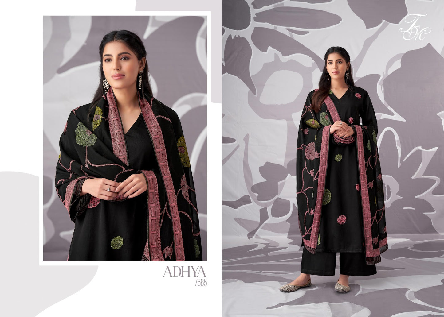 Adhya Tm Organza Silk Plazzo Style Suits