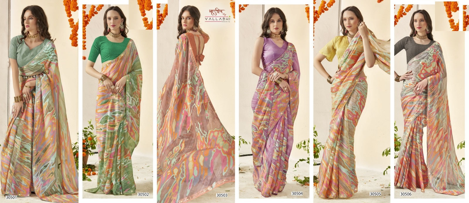 Adhyansha Vallabhi Prints Brasso Sarees Manufacturer Gujarat
