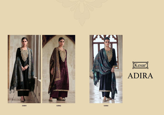 Adira Kesar Velvet Pakistani Salwar Suits Exporter India