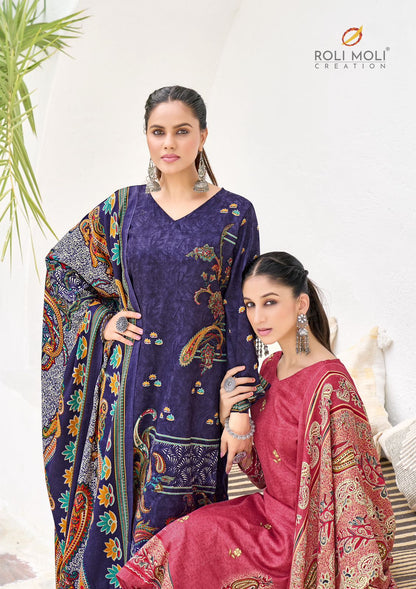 Adira Roli Moli Pashmina Suits Wholesaler Gujarat