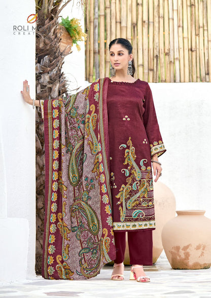 Adira Roli Moli Pashmina Suits Wholesaler Gujarat