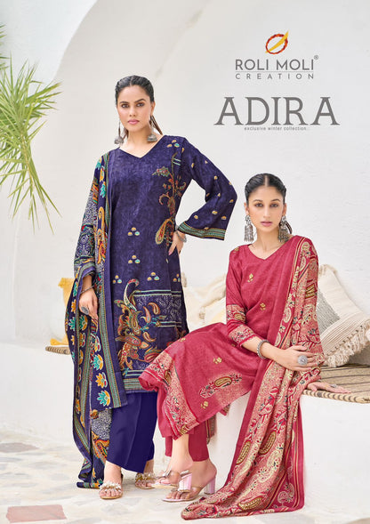 Adira Roli Moli Pashmina Suits Wholesaler Gujarat