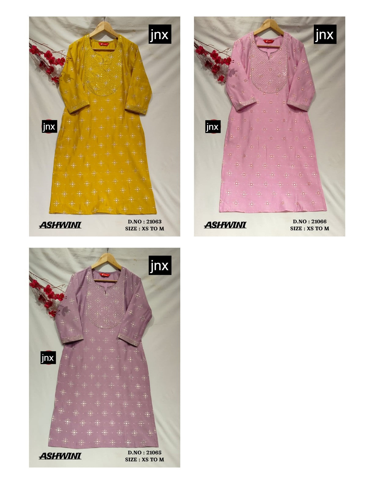 Aditi And Ashwini Jnx Kurti With Pocket Manufacturer Ahmedabad