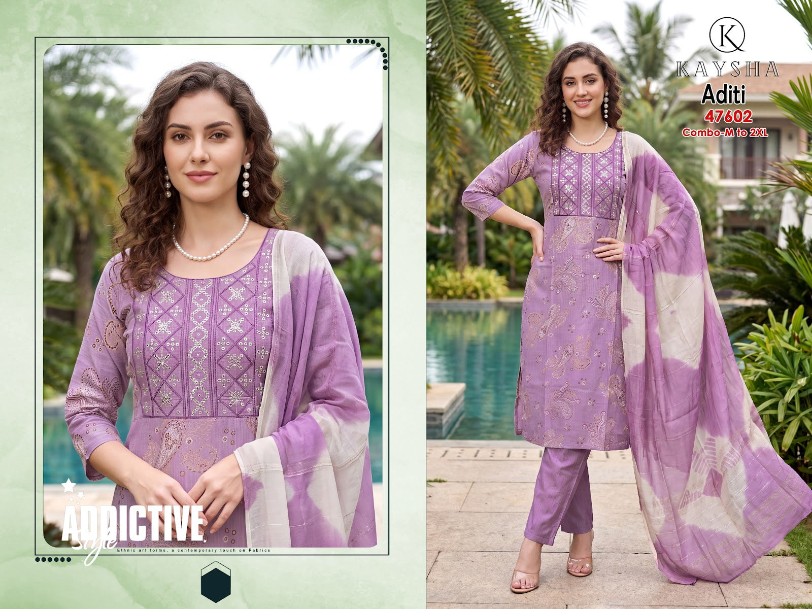 Aditi Kysa Berlin Readymade Pant Style Suits Exporter Ahmedabad