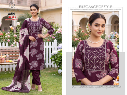 Aditi Kysa Berlin Readymade Pant Style Suits Exporter Ahmedabad
