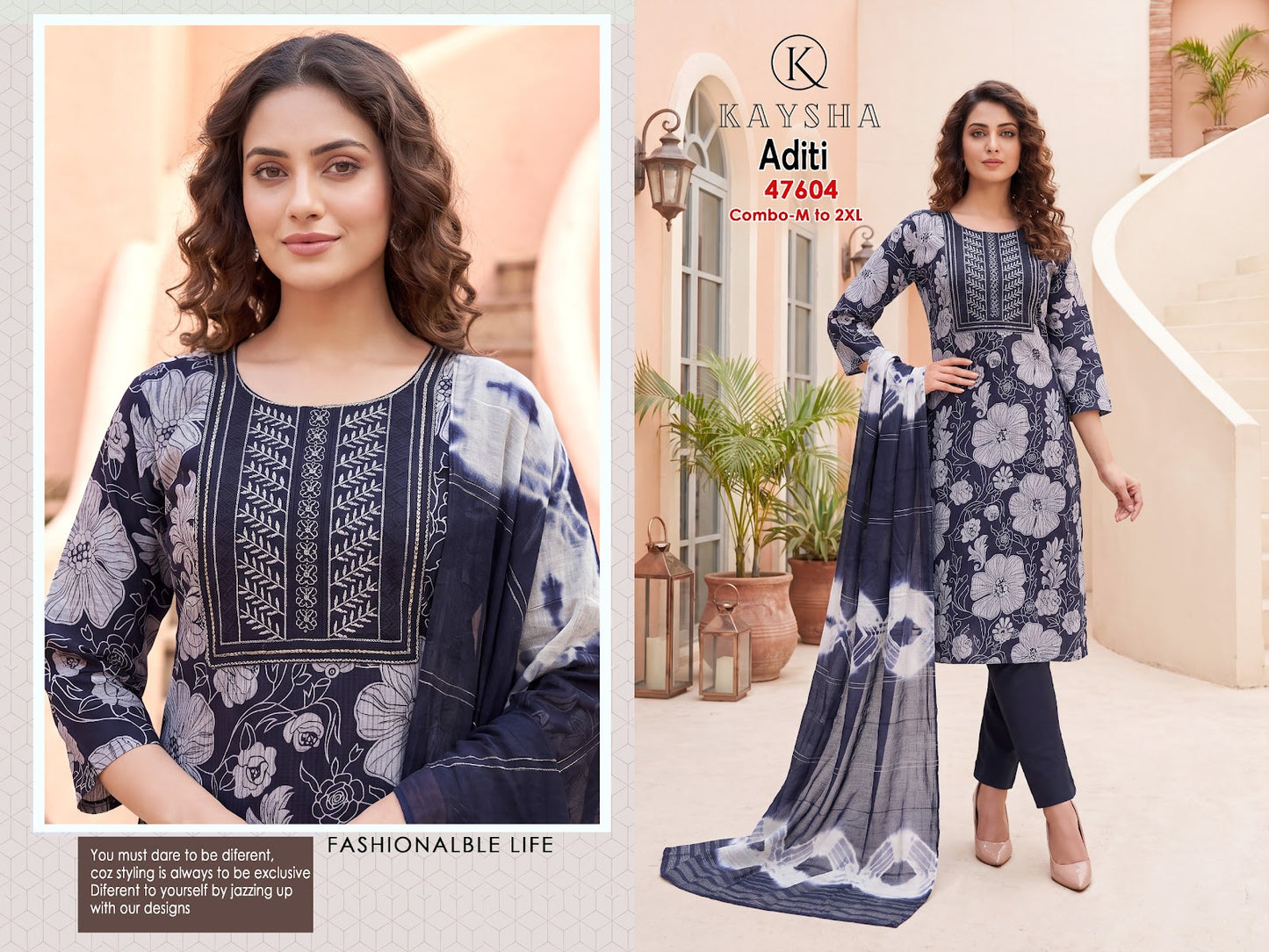 Aditi Kysa Berlin Readymade Pant Style Suits Exporter Ahmedabad
