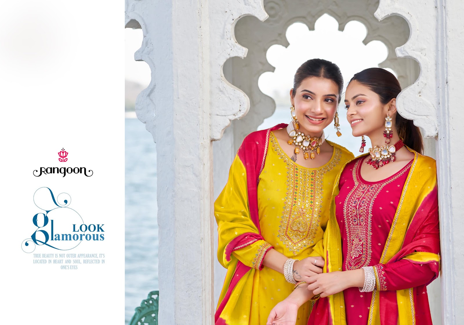 Aditi Vol 3 Rangoon Pure Viscose Readymade Pant Style Suits Exporter Ahmedabad