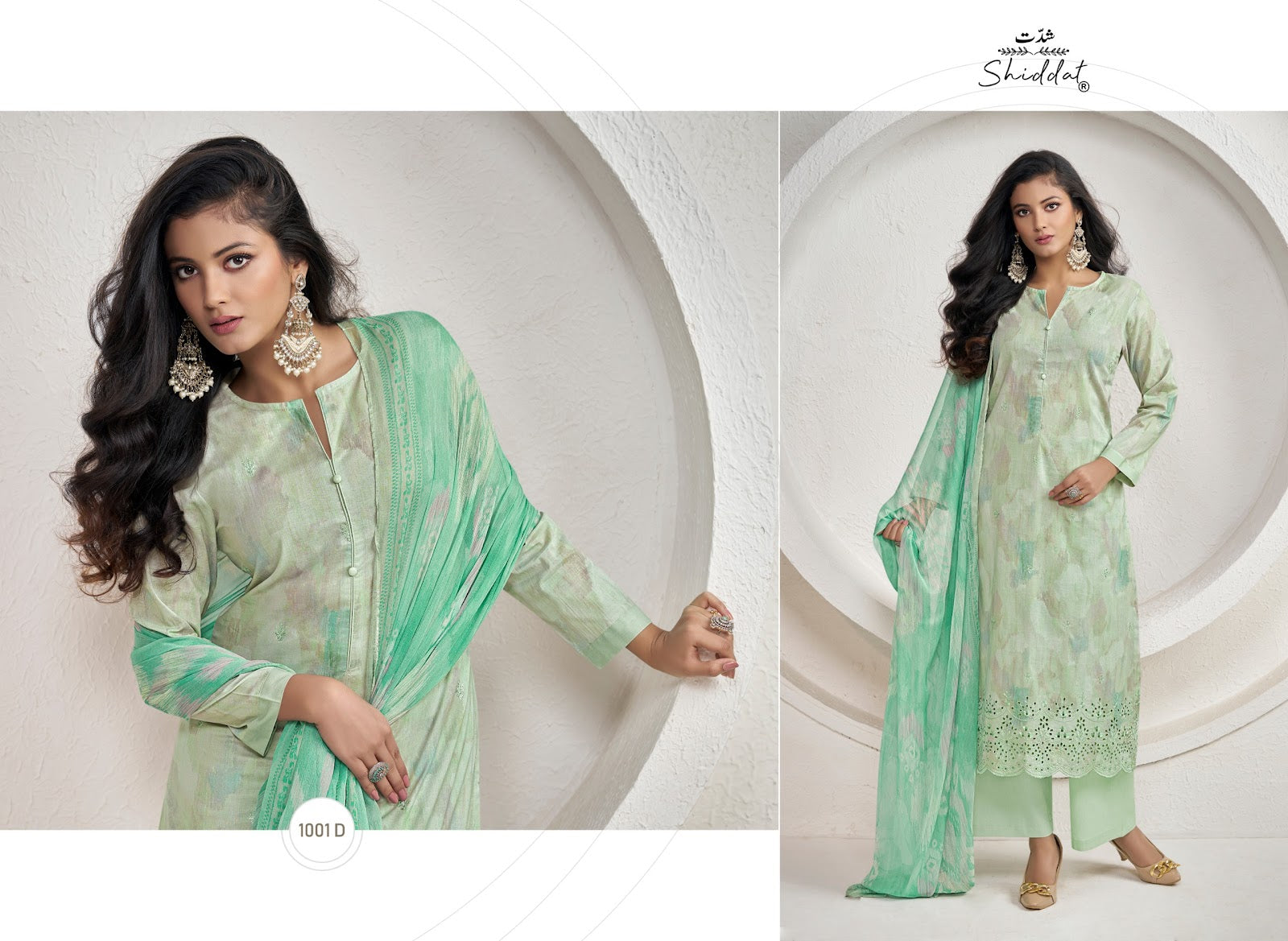 Adora 1001 Shiddat Cambric Pant Style Suits Manufacturer Ahmedabad