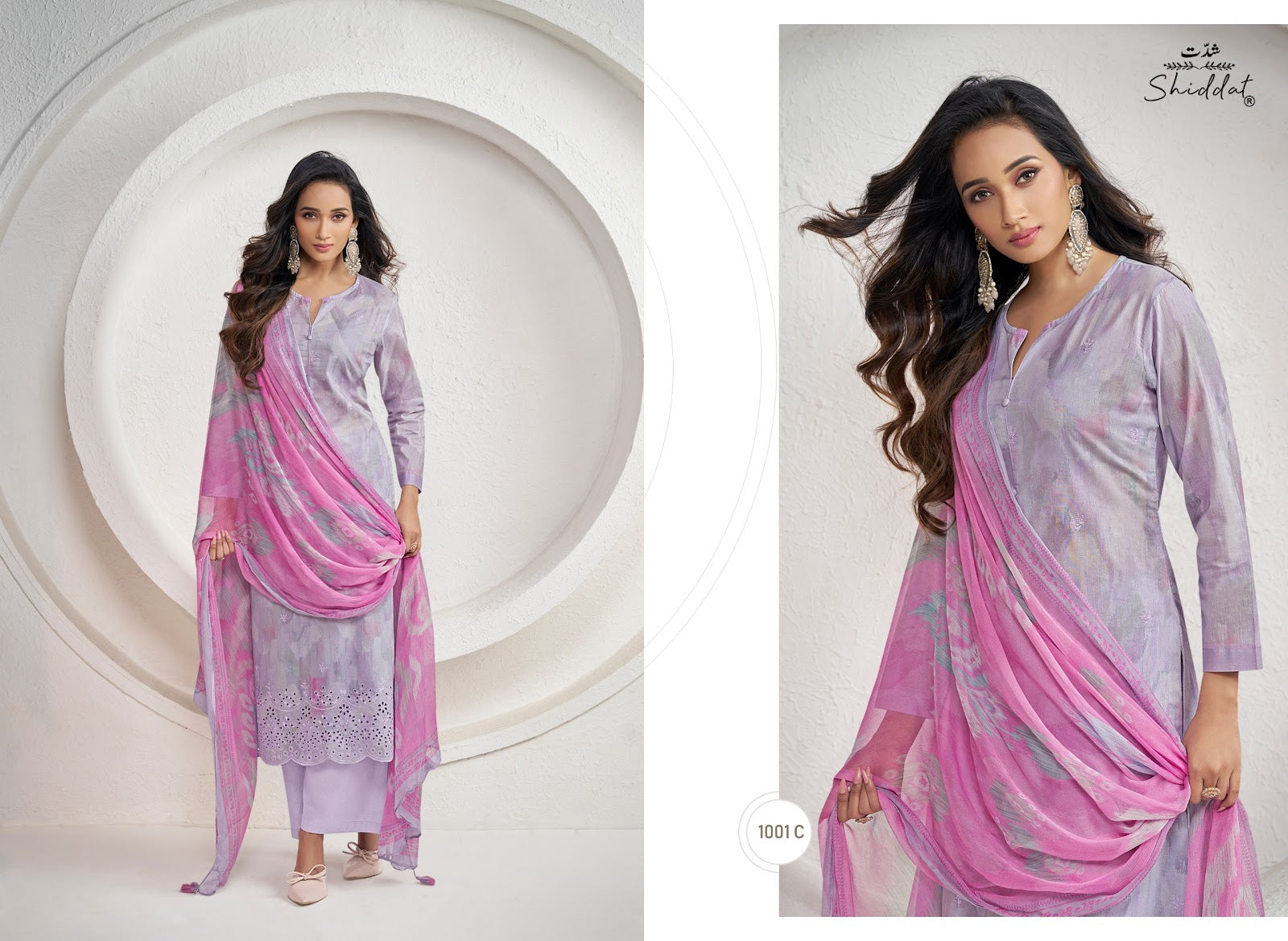 Adora 1001 Shiddat Cambric Pant Style Suits Manufacturer Ahmedabad