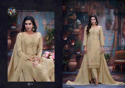 Adora Four Dots Mal Cotton Pant Style Suits Exporter Ahmedabad