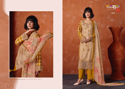 Adore Rangati Prints Pashmina Suits Wholesale Price