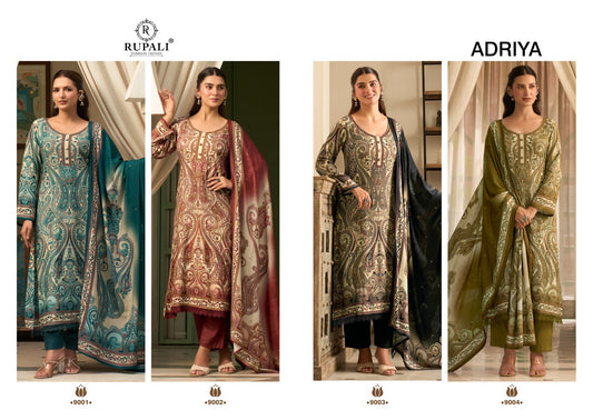 Adriya Rupali Viscose Pashmina Suits Manufacturer India