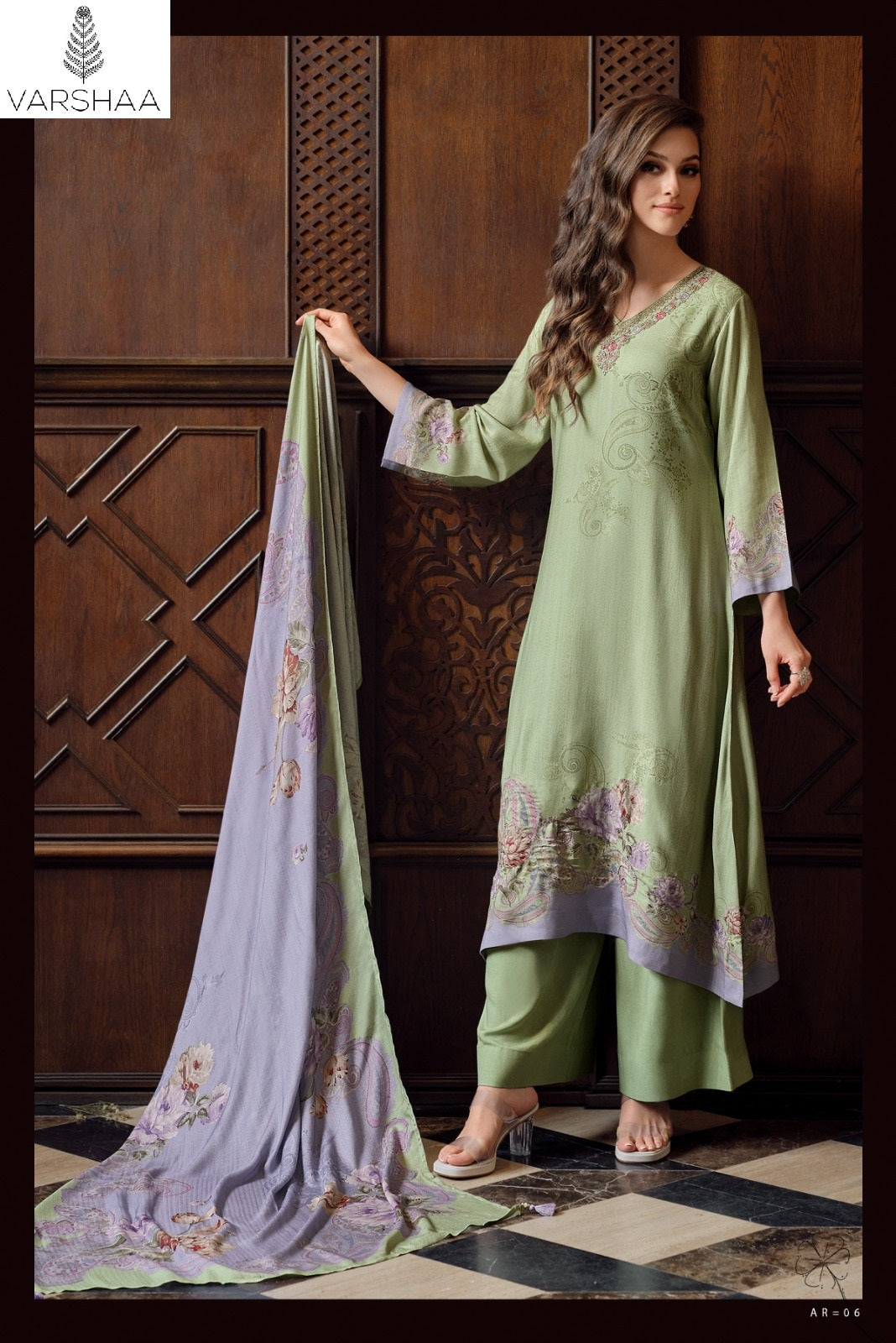 Adriya Varshaa Cotton Plazzo Style Suits Wholesale Price