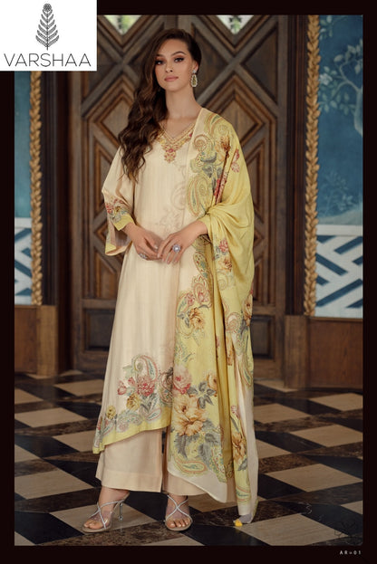 Adriya Varshaa Cotton Plazzo Style Suits Wholesale Price