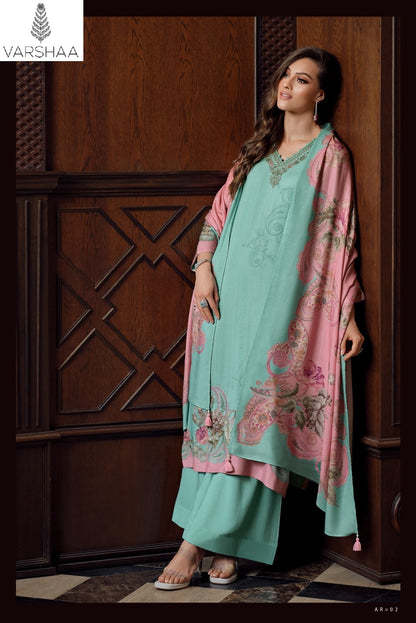 Adriya Varshaa Cotton Plazzo Style Suits Wholesale Price