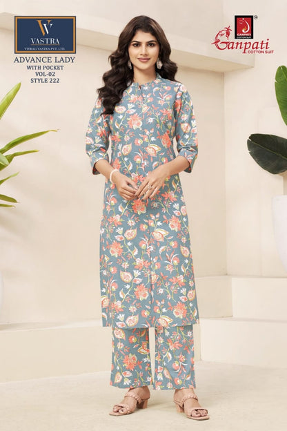 Advance Lady Vol 2 Vastra Ganpati Cotton Co Ord Set Wholesale Price