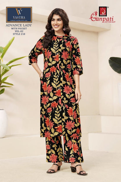 Advance Lady Vol 2 Vastra Ganpati Cotton Co Ord Set Wholesale Price
